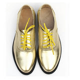 Classic Solid Color Genuine Leather Oxford Brogues