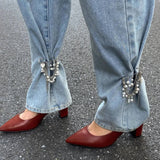 Clea Pearl Chain Brooch