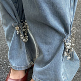 Clea Pearl Chain Brooch