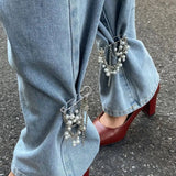 Clea Pearl Chain Brooch