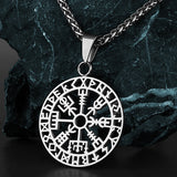 Compass Rune Odin Necklace watereverysunday