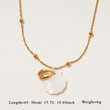 Ocean Seashell Pendant Necklaces