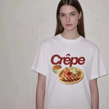 Vintage Food Graphic Prints T-Shirts - 4 Menus