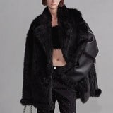 Cressida Faux Half Shearling Coat