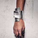 Croc Effect Leather Wrap Bracelet & Ring - watereverysunday