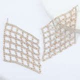 Crystal Chainmail Earrings - Gold or Silver watereverysunday