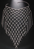Crystal Mesh Anklet Jewelry - Gold or Silver