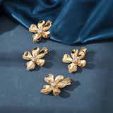 Amanda Rhinestone Flower Hairpins- 4PCS