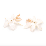 Damien Resin Flower Earrings watereverysunday