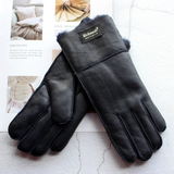 Sheepskin Shearling Wool Fur Gloves 