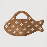 Defina Fish Crochet Clutch Bag