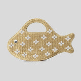 Defina Fish Crochet Clutch Bag