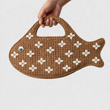 Defina Fish Crochet Clutch Bag