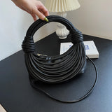 Defini Sculptural Cascading Cords Bag