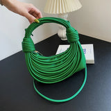 Defini Sculptural Cascading Cords Bag