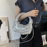 Defini Sculptural Cascading Cords Bag