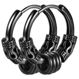 Dragon Scale Punk Hoop Earrings - 3 Styles watereverysunday