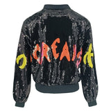 Dream Sequin Eye Bomber Jacket