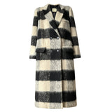 Eileen Ombre Plaid Maxi Coat watereverysunday