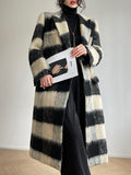 Eileen Ombre Plaid Maxi Coat watereverysunday