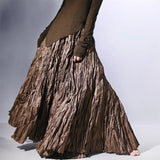 Elara Crinkle Maxi Skirt