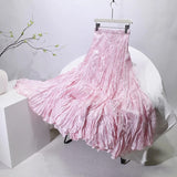 Elara Crinkle Maxi Skirt