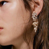 Elegant Bouquet of Pearl Drops Earrings watereverysunday
