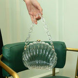 Emelda Clear Acrylic Shell Bag