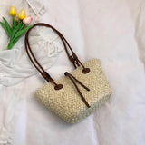 Emery Woven Straw Basket Totes