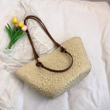 Emery Woven Straw Basket Totes