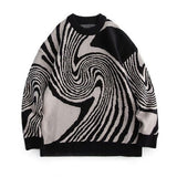 Emis Unisex Graphic Swirl Print Sweater watereverysunday