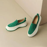 Enola Sueded Upper Slip-On Shoes - 2 Colors watereverysunday