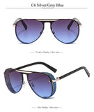 Ernie Glitter Rim Aviator Sunglasses - 7 Colors watereverysunday