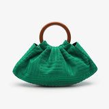 Estella Sculpted Ring Handle Bag