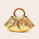 Estella Sculpted Ring Handle Bag