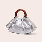 Estella Sculpted Ring Handle Bag