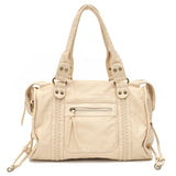 Ezira Distressed Moto City Shoulder Bag
