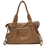 Ezira Distressed Moto City Shoulder Bag