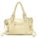 Ezira Distressed Moto City Shoulder Bag