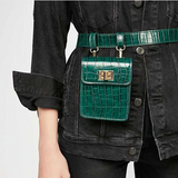 Faux Croco Leather Belt Bag - 3 Colors watereverysunday