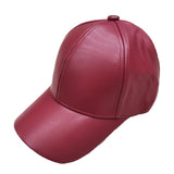Faux Leather Baseball Caps - 10 Colors watereverysunday