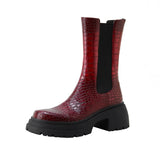 Fien Croco Lug Chelsea Boots