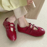 Fiona Double Band Satin Ballet Flats