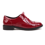 Frances Patent Leather Cap-Toe Oxford Shoes - 2 Colors watereverysunday