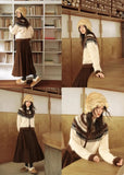 Freyja Nordic Fair Isle Fuzzy Knit Cardigan