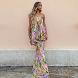 Frisa Floral Overlay Maxi Dress