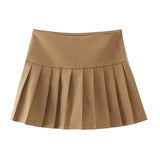 Genny Pleated Mini Shorts/Skirts - 2 Colors watereverysunday