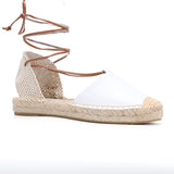 Giselle Leather Upper Espadrille Sandals - 3 Colors watereverysunday