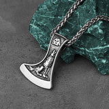 Goth Axe Crow Necklace watereverysunday