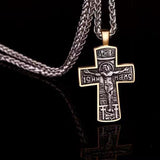 Goth Jesus Cross Necklace watereverysunday